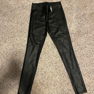 Express Leather Leggings